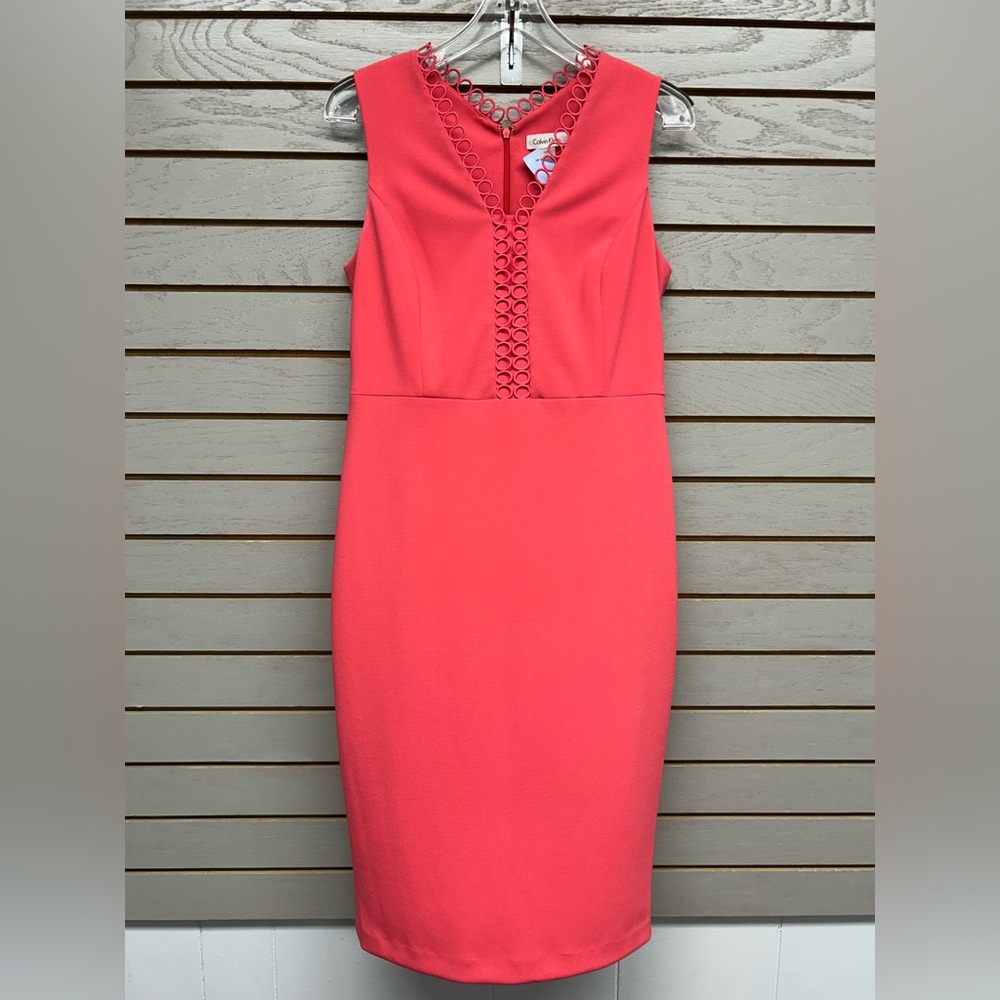 Calvin Klein Coral Midi Dress